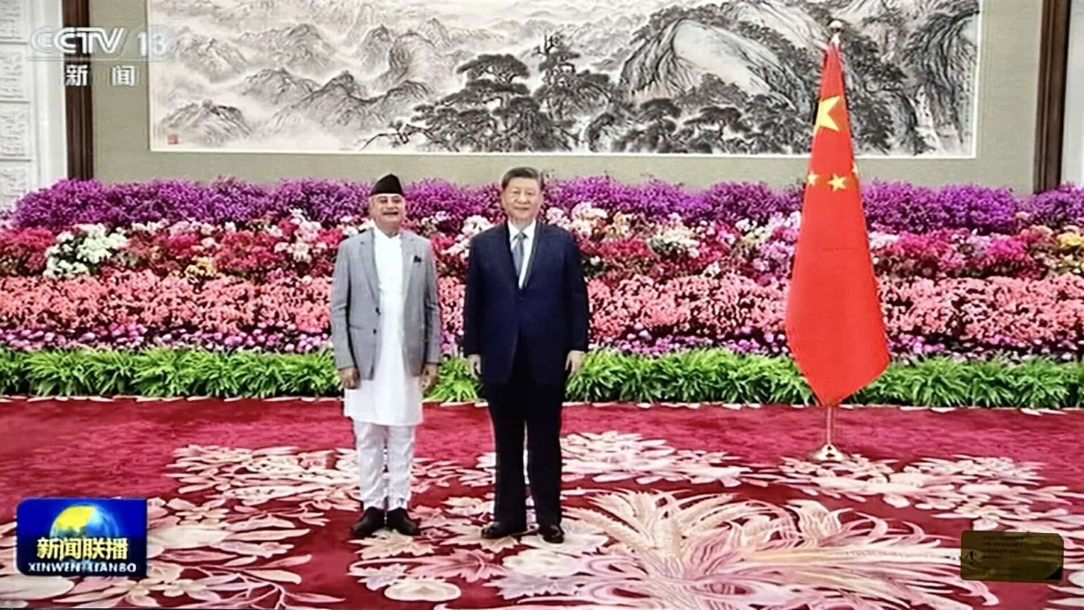 नेपाली राजदूतले चिनियाँ राष्ट्रपति सि समक्ष बुझाए ओहोदाको प्रमाणपत्र
