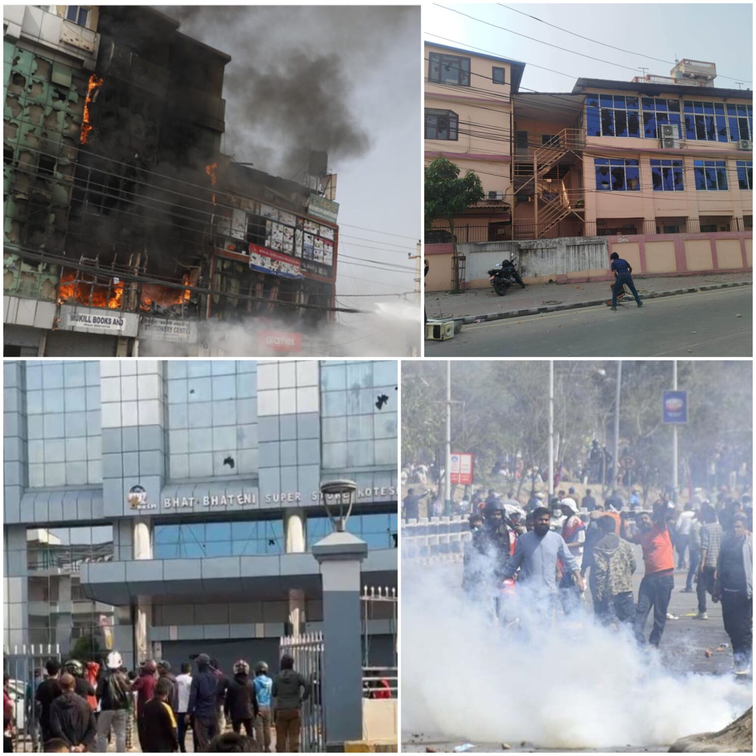 राजावादीको अराजक आन्दोलनको शिकार बने निरिह भौतीक संरचना