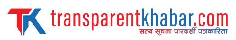 Transparent Khabar logo – Nepal’s real news source