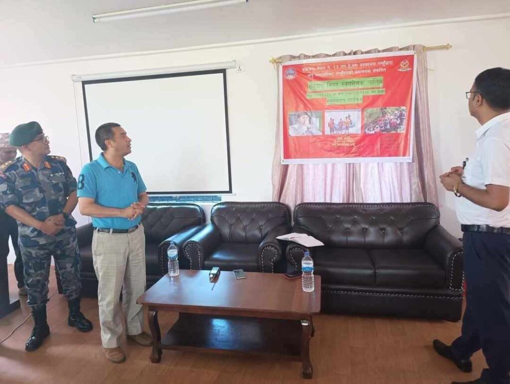 सशस्त्र प्रहरीद्धारा १ लाख ७० हजार विपद् सूचक समुह गठन, तीन हजार ६ सयलाई बिपद् तालिम