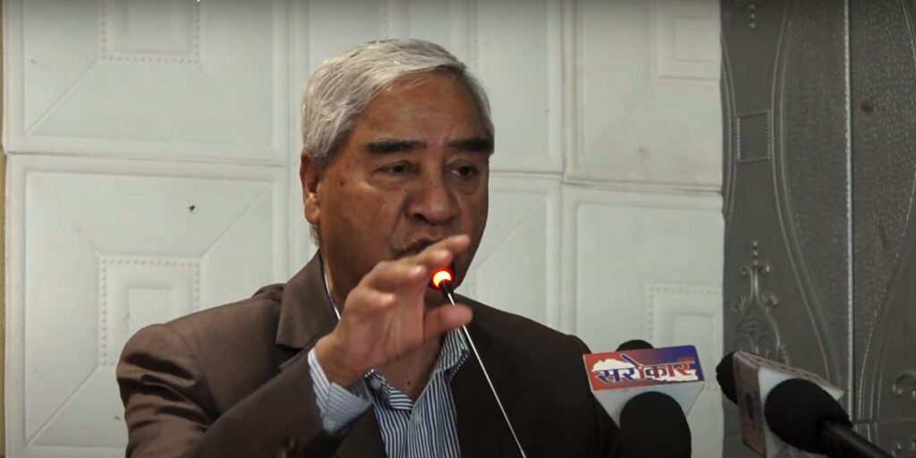 सबैलाई उद्धार र राहतमा जुट्न सभापति देउवाको आग्रह