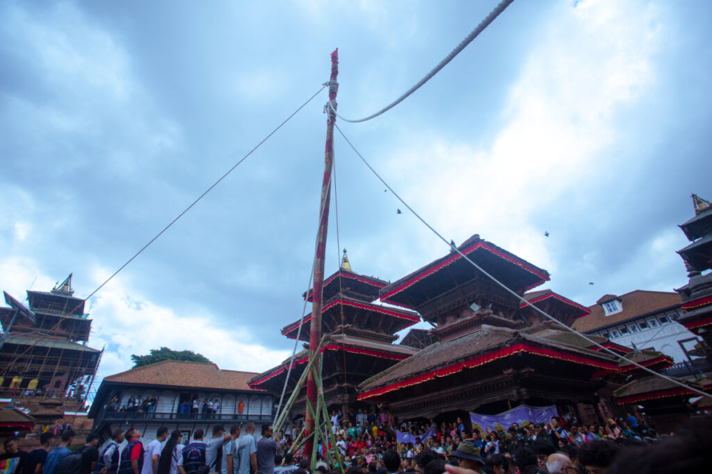 इन्द्रजात्रा विधिवत् रुपमा सुरु