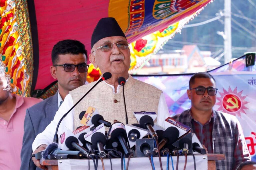 संसद् पुनर्स्थापनको विकल्प छैन,यो सरकार नेपालीको होइन–केपी ओली