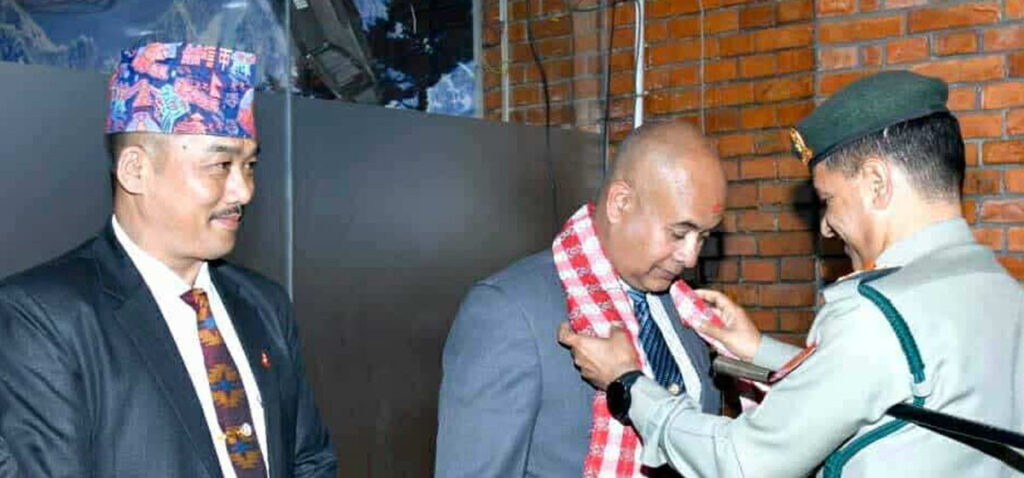 सशस्त्र प्रहरी महानिरीक्षक अर्याल भारत प्रस्थान