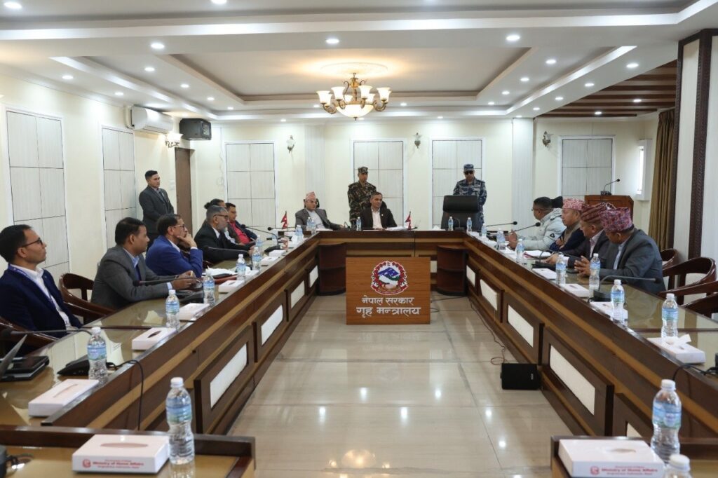 गृहमन्त्रीसँग दुर्गा प्रसाईंका प्रतिनिधिको संवाद – हाम्रा गतिविधि शान्तिपूर्ण हुन्छन्