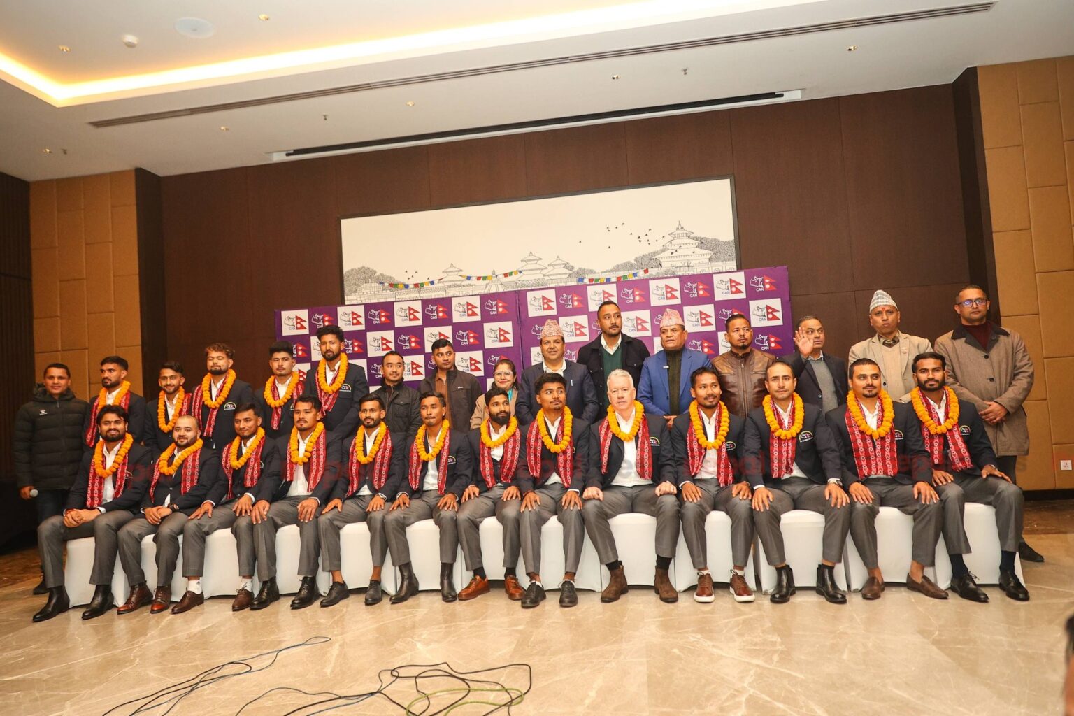 टी–२० विश्वकप खेल्न जाने नेपाली क्रिकेट टोलीको बिदाई