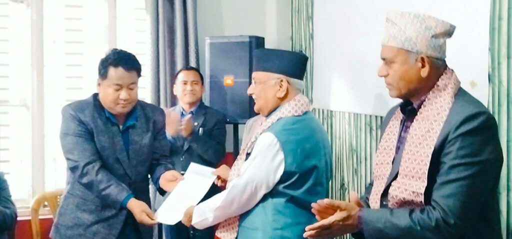 इसाई समाजको एमाले अध्यक्ष ओलीलाई ९ बुँदे माग