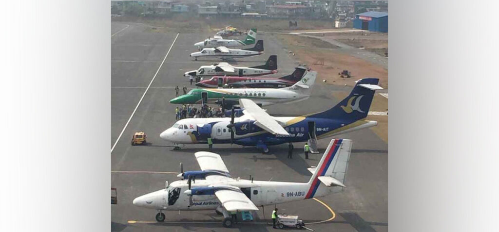 काठमाण्डौको खराब मौसमका कारण १ दर्जन आन्तरिक तथा केही अन्तर्राष्ट्रिय उडान डाइभर्ट