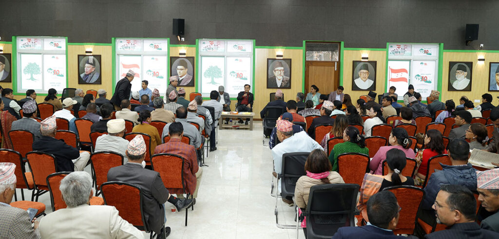 कांग्रेस केन्द्रीय समिति बैठकमा आज पनि बिहानैदेखि निर्वाचन समीक्षा