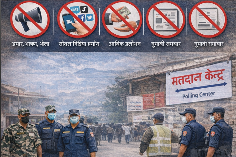 आजदेखि निर्वाचनको मौन अवधि सुरु