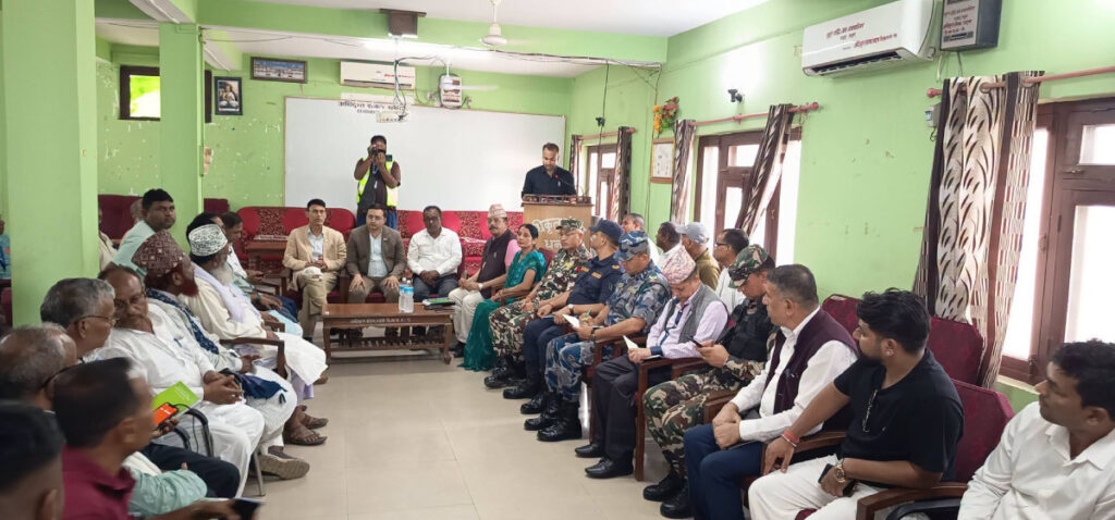 कर्फ्युका कारण सुनसान जनकपुर,सद्भाव र्याली निकाल्न सर्वपक्षीय बैठक