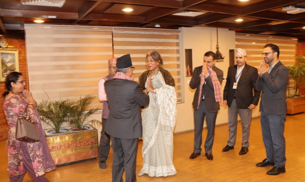 चारदिने भारत भ्रमण सकेर प्रधान न्यायाधीश शर्मा स्वदेश फिर्ता