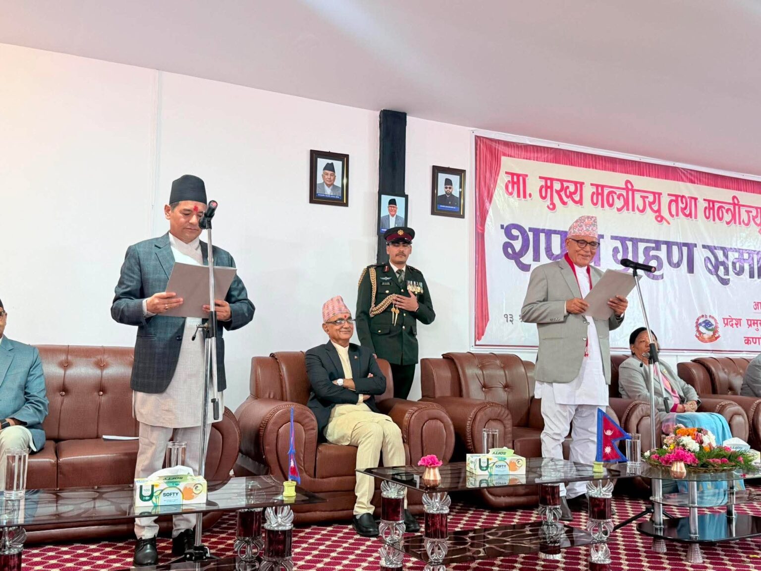 भागबण्डा नमिलेपछि कर्णाली प्रदेशमा मंगलबहादुर शाहीले मात्रै लिए मुख्यमन्त्रीको शपथ