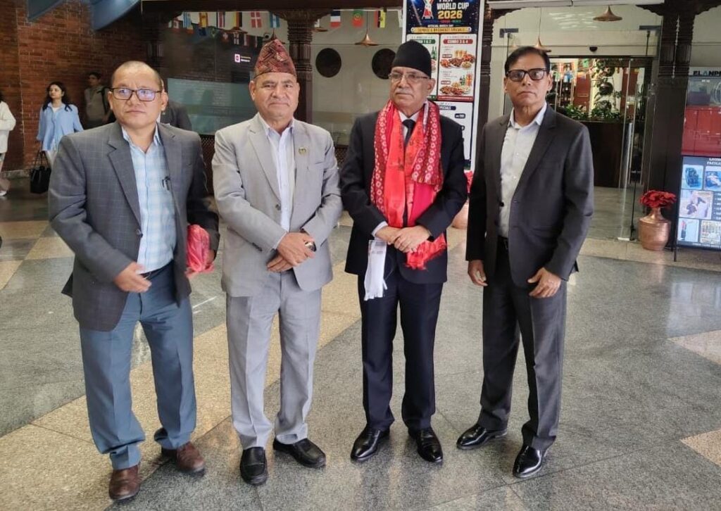 श्रीलंकाको पाँचदिने भ्रमण सकेर स्वदेश फर्किए प्रचण्ड