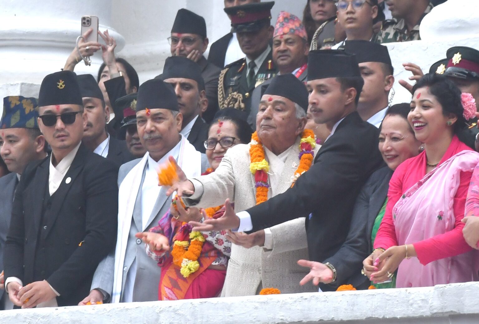 राष्ट्रपतिबाट इन्द्रजात्रा अवलोकन