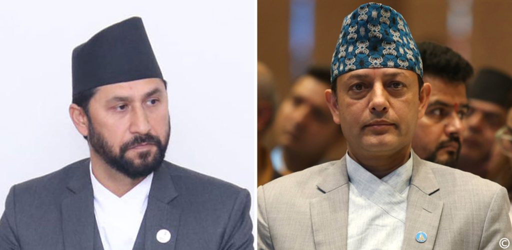 सभामुख अर्याल र रवि लामिछानेबिच सिंहदरबारमा भेटवार्ता