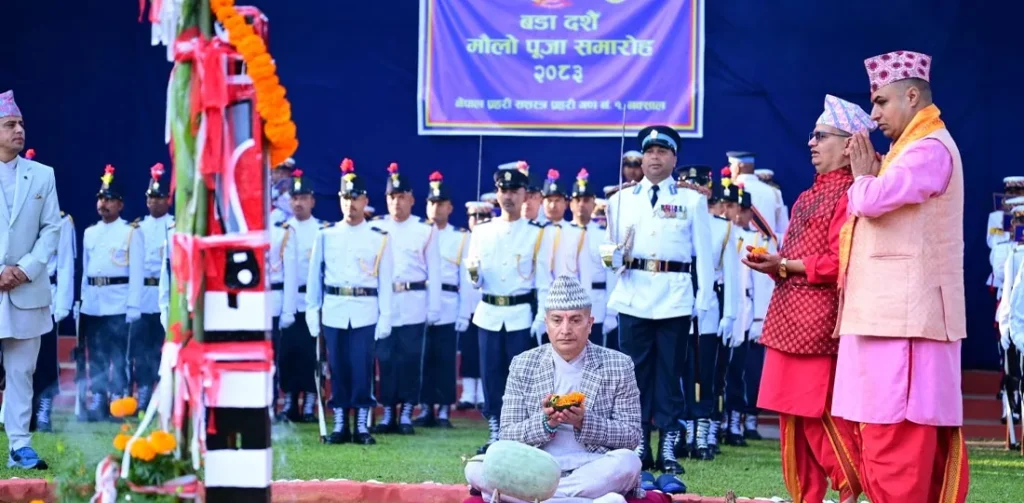 प्रहरी महानिरीक्षक कार्कीबाट नक्सालमा मौलो पूजा